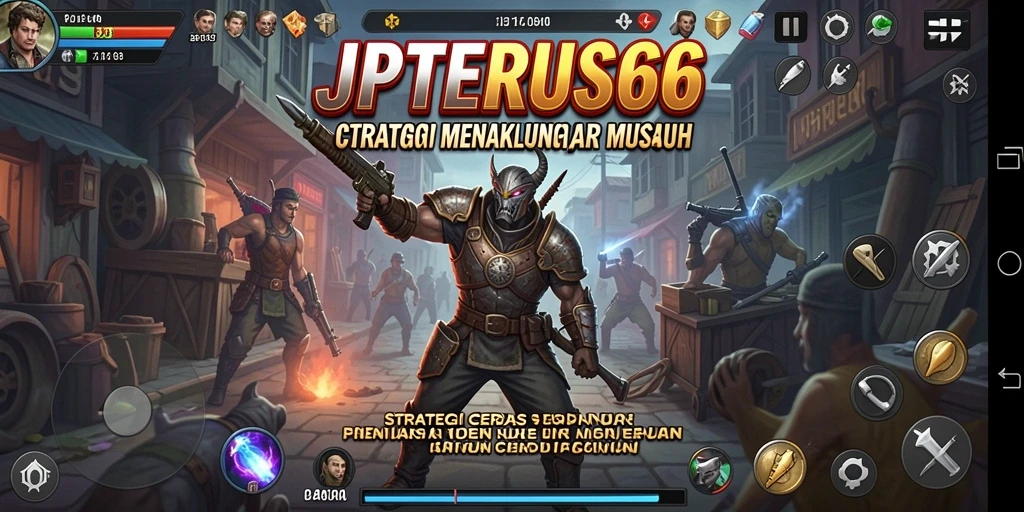 Tampilan gameplay menarik dan strategi yang menantang di JPTERUS66.