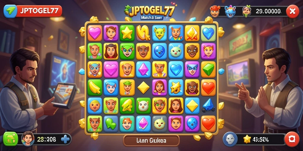 Screenshot gameplay JPTOGEL77 yang seru dan penuh warna.