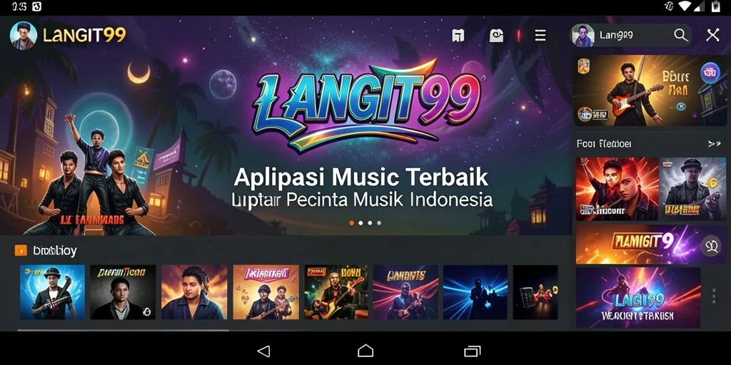 Tampilan gameplay LANGIT99 yang interaktif dan seru.