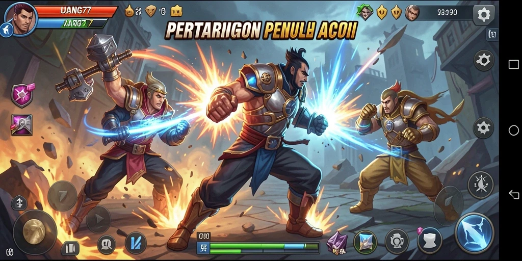 Tampilan gameplay seru dari UANG77 yang menggetarkan.