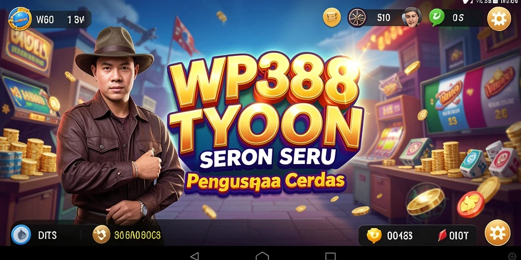 Tampilan gameplay WP888 dengan konsep Tycoon yang menarik.